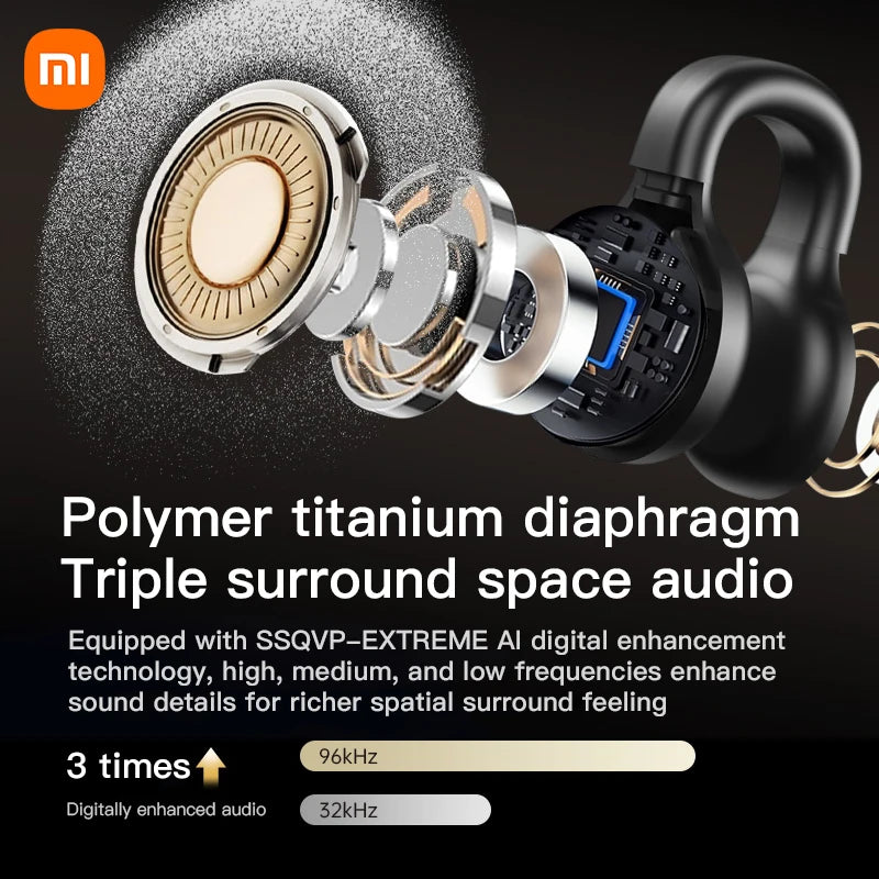 XIAOMI CT11 Fone de Ouvido de Condução Óssea Bluetooth 5.3, para Android e iOS